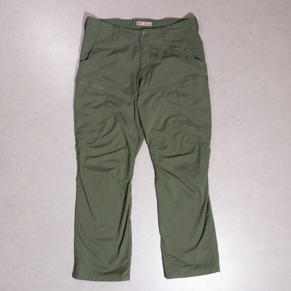 5.11 Tactical Apex Cargo Utility Stretch Green Pants Men's 38x32 (74434) - Picture 1 of 8